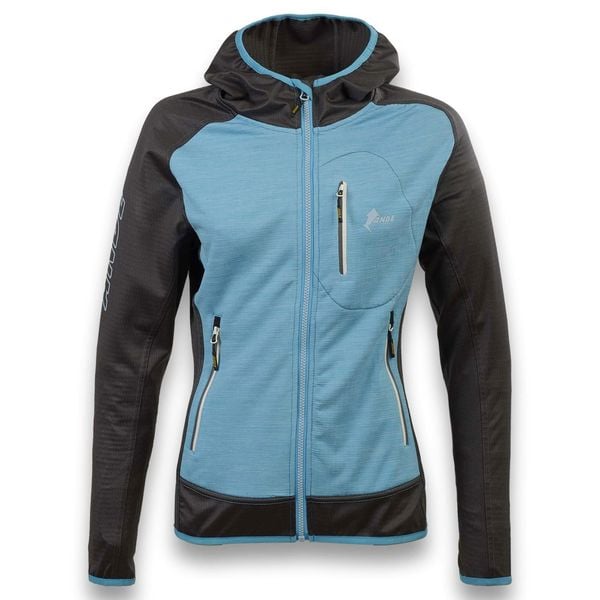 Bluza Ande Bregaglia Dama Damskie. Niebieskie bluzy Ande, s, bez wzorów, z elastanu, bez kaptura. Za 348.99 zł.