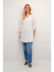 Cream Tunika w kolorze białym rozmiar: 46. Białe tuniki Cream, bez wzorów, bez kołnierzyka, bez ramiączek. Za 122.95 zł.