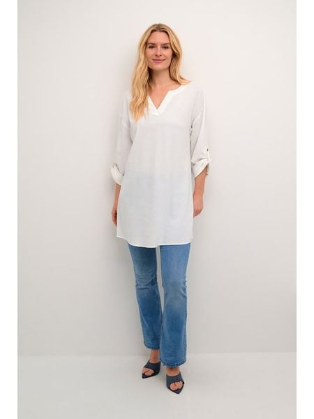 Cream Tunika w kolorze białym rozmiar: 46. Białe tuniki Cream, bez wzorów, bez kołnierzyka, bez ramiączek. Za 122.95 zł.