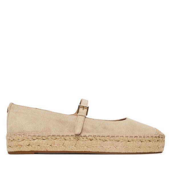 Espadryle LAUREN RALPH LAUREN. Brązowe espadryle Lauren Ralph Lauren, bez wzorów, bez obcasa, bez zapięcia. Za 689.99 zł.