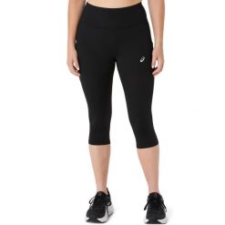 Rajstopy damskie Asics Core Capri. Czarne rajstopy i pończochy Asics, l, bez wzorów, z materiału. Za 212.80 zł.