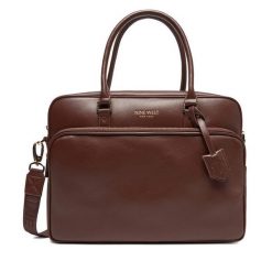 Torba na laptopa Nine West. Brązowe torby na laptopa Nine West, bez wzorów. Za 249.99 zł.