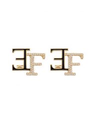 Elisabetta Franchi Kolczyki OR-32A-67E2-V240 Złoty. Żółte kolczyki Elisabetta Franchi, metalowe. Za 1,029.00 zł.