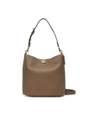 Coach Torebka Willow CW624 B4CBD Brązowy. Brązowe torebki klasyczne Coach, bez wzorów, ze skóry, bez dodatków. Za 1,279.00 zł.