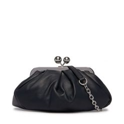 Torebka Weekend Max Mara. Niebieskie torebki klasyczne Weekend Max Mara, bez wzorów, bez dodatków. Za 1,309.00 zł.