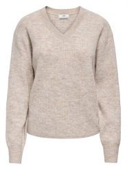 JDY Sweter w kolorze szarobrązowym rozmiar: XL. Brązowe swetry JDY, xl, bez wzorów, bez ramiączek. Za 129.95 zł.