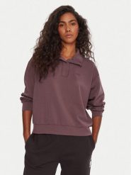 Roxy Bluza Rise & Vibe Sweet ERJFT05012 Fioletowy Relaxed Fit. Fioletowe bluzy Roxy, xl, bez wzorów, z syntetyku, bez kaptura. Za 299.99 zł.