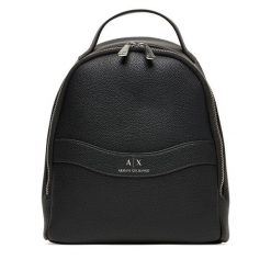Plecak Armani Exchange. Czarne plecaki Armani Exchange, bez wzorów. Za 659.99 zł.