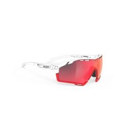 Okulary RUDY PROJECT CUTLINE WHITE MATTE - MULTILASER RED POLAND VERSION. Białe okulary przeciwsłoneczne Rudy Project, bez wzorów, sportowe. W wyprzedaży za 546.00 zł.