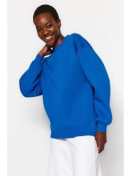 Trendyol Sweter w kolorze niebieskim rozmiar: M. Niebieskie swetry Trendyol, m, bez wzorów, bez ramiączek. Za 69.91 zł.