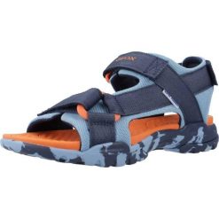 Sandały Geox Model J Borealis B Kolor Niebieski. Niebieskie sandały Geox, bez wzorów, z tkaniny, sportowe, bez obcasa, bez zapięcia. W wyprzedaży za 250.55 zł.