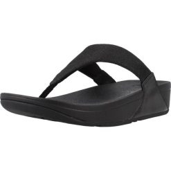 Klapki Fitflop Model Fz7 090 W Kolor Czarny. Czarne klapki Flip Flop, bez wzorów, z syntetyku, bez obcasa. Za 424.00 zł.