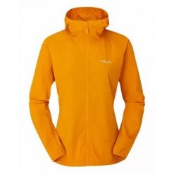Kurtka softshell damska Rab Borealis. Brązowe kurtki sportowe RAB, xs, bez wzorów, z softshellu, bez kaptura, trekkingowe. Za 349.59 zł.