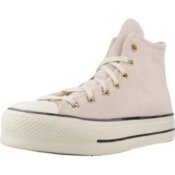 Tenisówki Converse Model Chuck Taylor All Star Lift Kolor Rose. Czerwone trampki Converse, bez wzorów, ze skóry, bez zapięcia. Za 370.99 zł.