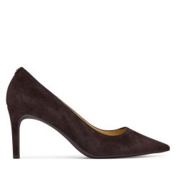 Szpilki MICHAEL Michael Kors. Brązowe szpilki MICHAEL Michael Kors, bez wzorów, bez obcasa, na szpilce, bez zapięcia. Za 629.99 zł.