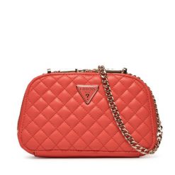 Torebka Guess. Pomarańczowe torebki klasyczne Guess, z aplikacjami, bez dodatków. Za 279.99 zł.