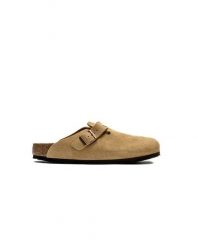 Uniseksowe sandały ARIZONA. Brązowe sandały Birkenstock, bez wzorów, ze skóry, klasyczne, bez obcasa, bez zapięcia. Za 730.00 zł.