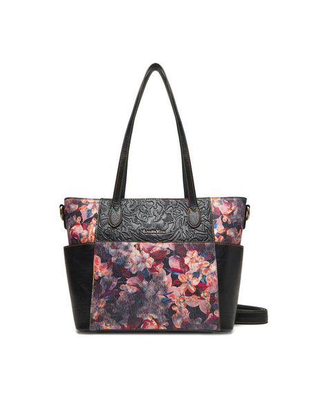 Laura Vita Torebka Amep 04 Czarny. Czarne torebki klasyczne Laura Vita, bez wzorów, ze skóry, bez dodatków. Za 299.99 zł.