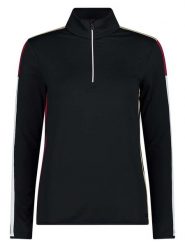 CMP Bluza polarowa w kolorze czarnym rozmiar: 38. Czarne bluzy CMP, bez wzorów, z materiału, bez kaptura. Za 132.45 zł.