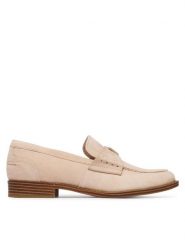 Guess Lordsy FLTBSO SUE14 Beżowy jasny. Brązowe lordsy Guess, z aplikacjami, ze skóry, bez obcasa, bez zapięcia. Za 584.99 zł.