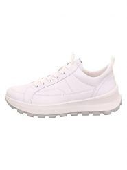 Legero Skórzane sneakersy "T4 RUN" w kolorze białym rozmiar: 37,5. Białe trampki Legero, bez wzorów, bez zapięcia. Za 298.95 zł.