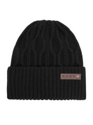 Roxy Czapka CEO-RX-W3-002-AW25 Czarny. Czarne czapki Roxy, bez wzorów, z materiału. Za 69.99 zł.