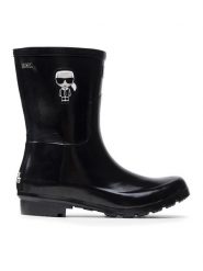 KARL LAGERFELD Kalosze KL47073 Czarny. Czarne kalosze KARL LAGERFELD, bez wzorów, z tworzywa sztucznego. Za 299.99 zł.
