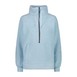 Kobieca bluza półzipowana CMP. Niebieskie bluzy CMP, na zimę, bez wzorów, bez kaptura. Za 347.00 zł.