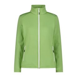 Damska rozciągliwa polarowa bluza z zamkiem CMP. Zielone bluzy CMP, na zimę, bez wzorów, z polaru, bez kaptura. Za 323.50 zł.