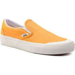 Tenisówki VANS - Classic Slip-On 1 VN0A3TKBUVF1 Zinnia. Żółte trampki Vans, bez wzorów, z gumy, bez zapięcia. W wyprzedaży za 199.00 zł.