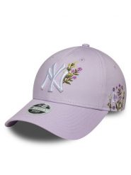New Era Czapka z daszkiem 9FORTY Floral Icon New York Yankees 60667486 Fioletowy. Fioletowe czapki New Era, bez wzorów, z bawełny. Za 139.99 zł.