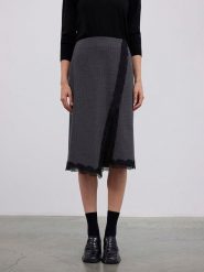 BGN Spódnica w kolorze antracytowym rozmiar: 40. Czarne spódnice BGN, na co dzień, bez wzorów, midi, proste. Za 156.98 zł.