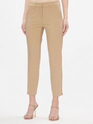 Marella Spodnie materiałowe Macario 2413131031200 Brązowy Regular Fit. Brązowe spodnie materiałowe Marella, bez wzorów, z bawełny. Za 439.99 zł.