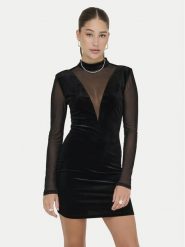 ONLY Sukienka koktajlowa Smooth 15360667 Czarny Slim Fit. Czarne sukienki Only, s, bez wzorów, z syntetyku, wizytowe, bez kołnierzyka, bez ramiączek. Za 119.99 zł.