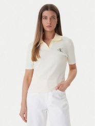 Calvin Klein Jeans Polo LV047F835G Kolorowy Slim Fit. Koszulki polo Calvin Klein Jeans, l, bez wzorów, z bawełny, bez kołnierzyka, bez ramiączek. Za 269.99 zł.