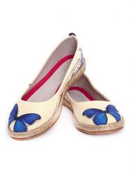Goby Espadryle w kolorze kremowym rozmiar: 41. Brązowe espadryle Goby, bez wzorów, bez obcasa, bez zapięcia. Za 218.45 zł.