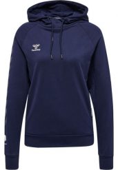 Damska bawełniana bluza z kapturem Hummel Move Grid. Niebieskie bluzy Hummel, l, bez wzorów, z bawełny, z kapturem. Za 242.30 zł.