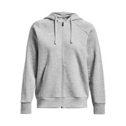 Damska polarowa bluza z kapturem zapinana na zamek Under Armour Rival. Szare bluzy Under Armour, xs, bez wzorów, z materiału, z kapturem. Za 310.45 zł.