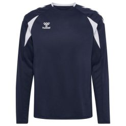 Koszulka z długim rękawem i okrągłym dekoltem Hummel Core 2.0. Białe swetry Hummel, na zimę, bez wzorów, bez ramiączek. Za 213.50 zł.