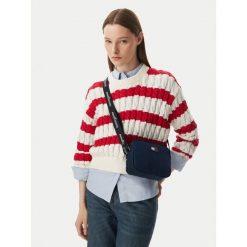 Torebka Tommy Jeans. Niebieskie listonoszki Tommy Jeans, bez wzorów, z jeansu, bez dodatków. Za 289.99 zł.