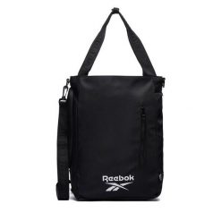 Torebka Reebok. Czarne torebki klasyczne Reebok, bez wzorów, bez dodatków. Za 159.99 zł.