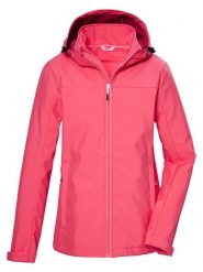 Killtec Kurtka softshellowa "KOS 102" w kolorze różowym rozmiar: 36. Różowe kurtki sportowe Killtec, m, bez wzorów, bez kaptura, outdoorowe. Za 141.52 zł.