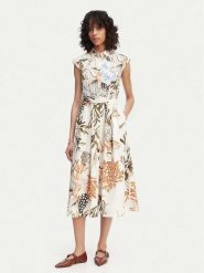 Marella Sukienka koszulowa Padana 2613221202 Kolorowy Regular Fit. Sukienki Marella, bez wzorów, z bawełny, bez kołnierzyka, bez ramiączek, koszulowe. Za 1,459.00 zł.