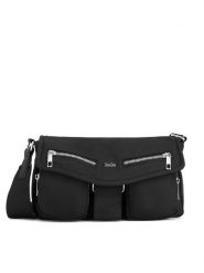 DeeZee Torebka MDS-B-032-06 Czarny. Czarne listonoszki DeeZee, bez wzorów, z materiału, bez dodatków. Za 139.99 zł.