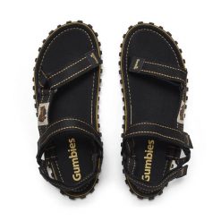 Sandały GUMBIES TRACKER SANDALS UNISEX. Czarne sandały Gumbies, bez wzorów, sportowe, bez obcasa, bez zapięcia. Za 109.99 zł.