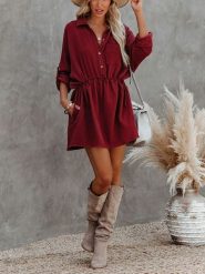 LA Angels Sukienka w kolorze bordowym rozmiar: M. Czerwone sukienki LA Angels, m, bez wzorów, bez kołnierzyka, bez ramiączek, maxi. Za 187.96 zł.