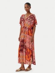 Vero Moda Sukienka codzienna Menny 10303701 Pomarańczowy Regular Fit. Brązowe sukienki Vero Moda, na co dzień, m, bez wzorów, z wiskozy, bez kołnierzyka, bez ramiączek, proste. Za 189.99 zł.