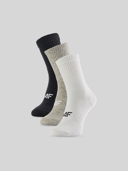 4F Skarpetki długie (3-pack) damskie - multikolor 35-38. Skarpety 4f, bez wzorów, prążkowane. Za 59.99 zł.