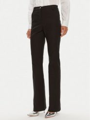 Pinko Spodnie materiałowe Petreo 103276 A1P9 Czarny Regular Fit. Czarne spodnie materiałowe Pinko, bez wzorów, z bawełny. Za 369.99 zł.