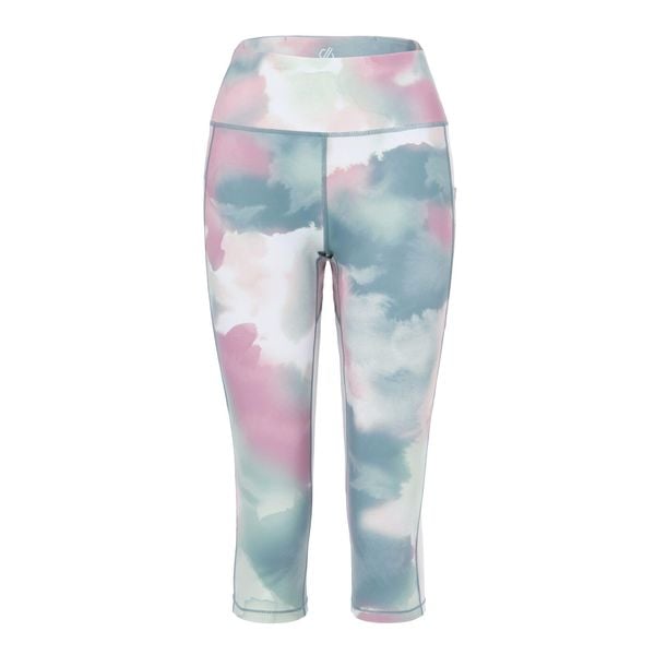 Legginsy 3/4 Damskie Marmur Influential II. Czerwone legginsy Dare 2b, bez wzorów, z elastanu. Za 144.99 zł.